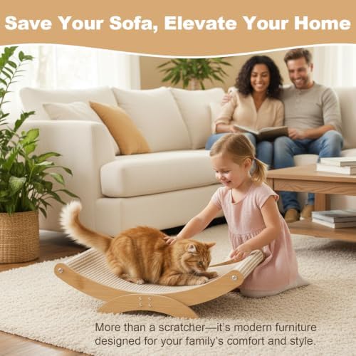 Large Cat Scratcher Bed, Cat Hammock - Image 6