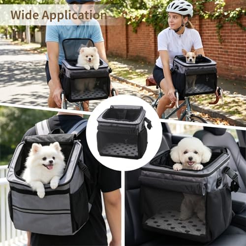 Dog Bike Basket, Cat Backpack Carrier - Image 6