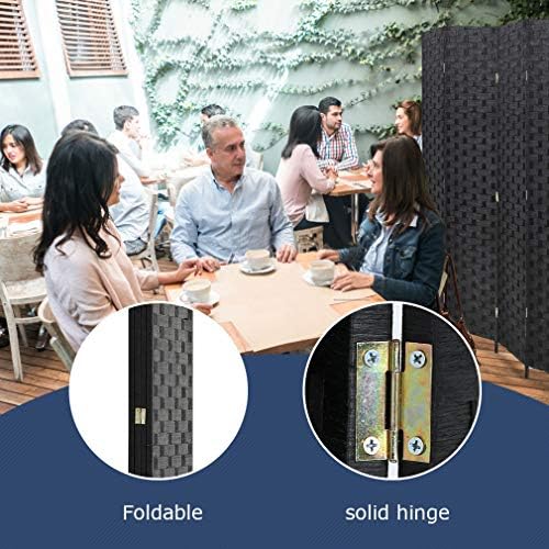 FDW 4-Panel Folding Room Divider | 6ft - Image 6