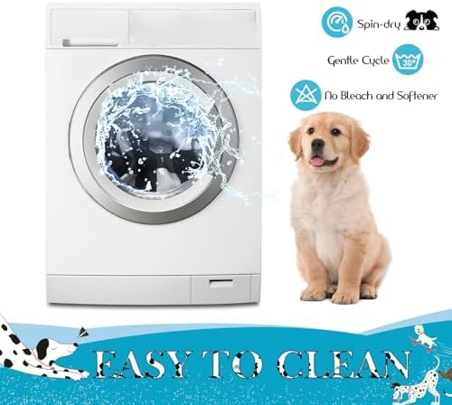 Round Dog Bed Cover Washable Elastic Edged 20×9.8 Inch - Image 7