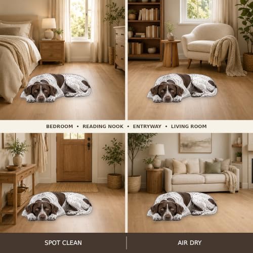 3D Realistic Dog Shaped Bath Mat & Floor Rug - Image 6