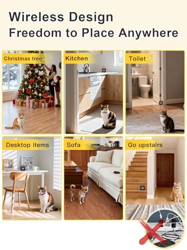 FLYSPEAR Extra Receiver Collar for Indoor Wireless Cat Barrier, Receiver Collar - Image 6