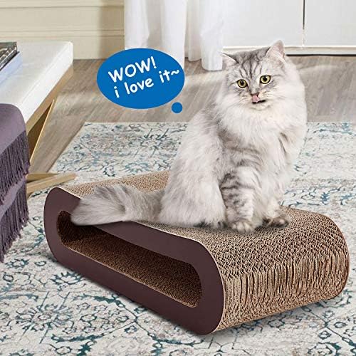 FluffyDream 2in1 Cat Scratcher Cardboard Lounge Bed, Cat Scratching Board - Image 6