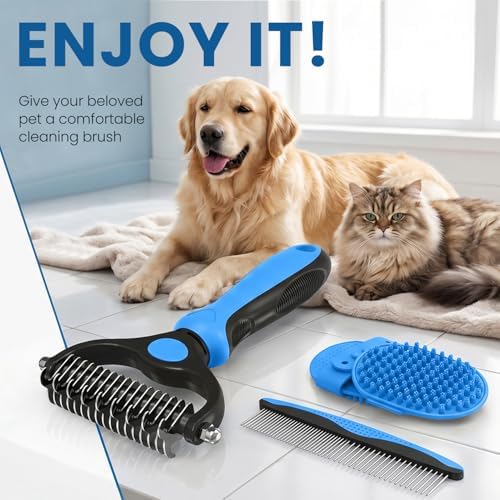 Dog Grooming Rake 4-in-1 Kit - Image 7