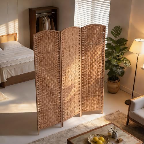 HOMCOM Room Divider 3-Panel, 6FT-Tall Folding Privacy Screen - Image 6