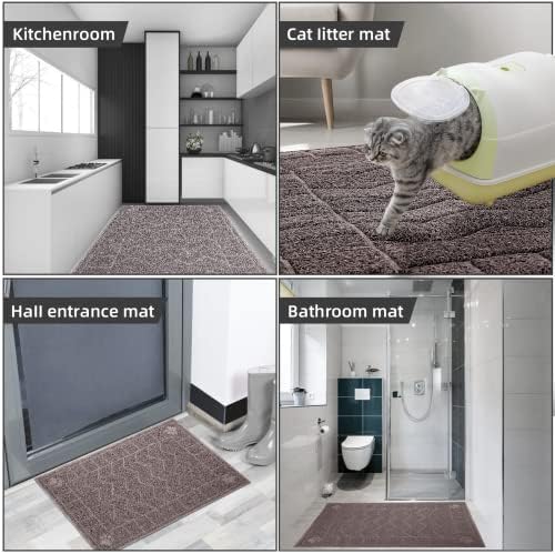 Cat Litter Mat, Litter Trapping Mat Soft on Kitty Paws, Waterproof, Easy Clean - Image 7