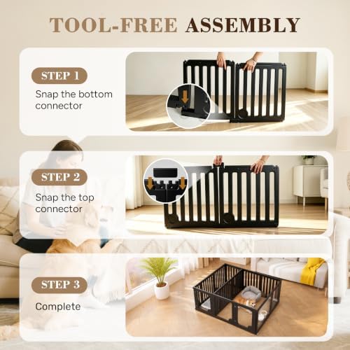 Heeyoo Clear Acrylic Dog Playpen - Image 7