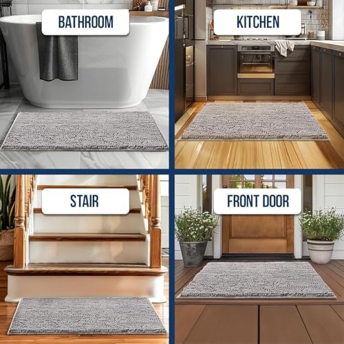 Muddy Mat® | Chenille Bathroom Rugs Quick Dry Microfiber Mats Non Slip Washable - Image 6