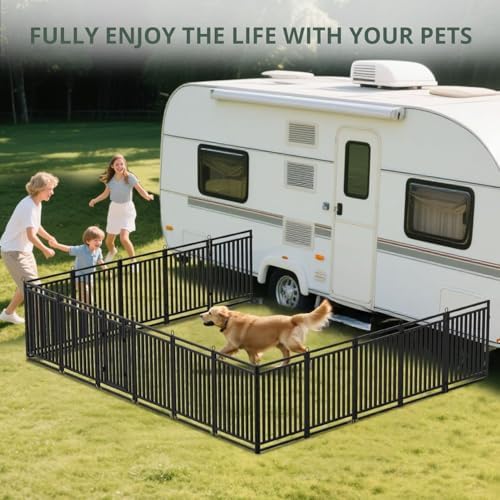 Thickened Outdoor Dog Fence, 48 Panels - Image 6