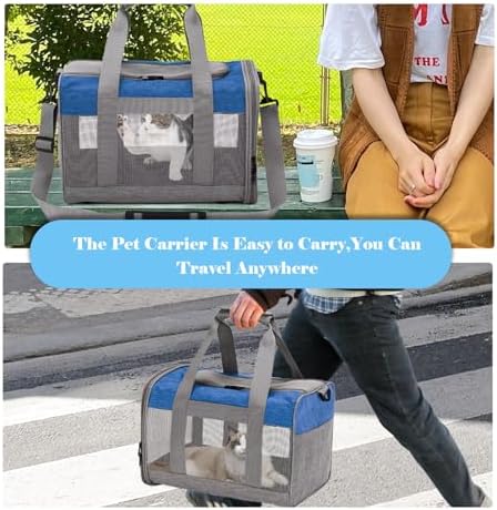 Soft Sided Pet Carrier for Cat, Airline Approved Cat Carriers Collapsible - Image 7