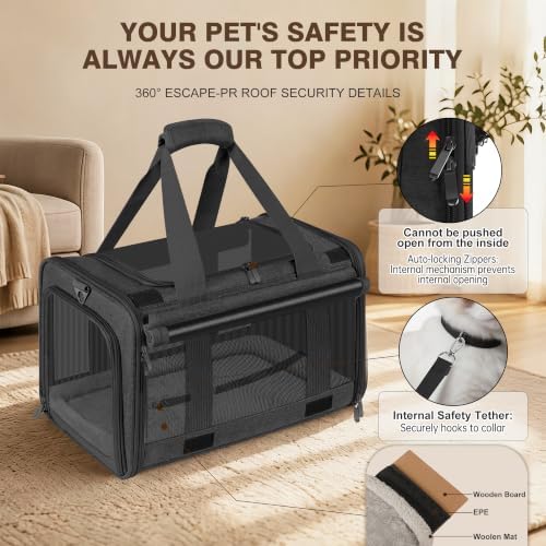 Soft Sided Cat Carrier for Anxious Pets - Image 7