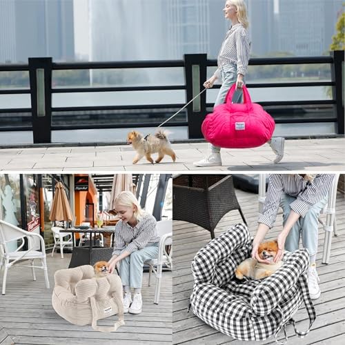 Dog Car Seat for Small Dogs, Portable Puppy Car Seat of Easy Installation - Image 7