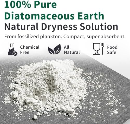 XMarrat Stone Bath Mat, Diatomaceous Earth Shower Mat, 23.6" x15.4'' - Image 6