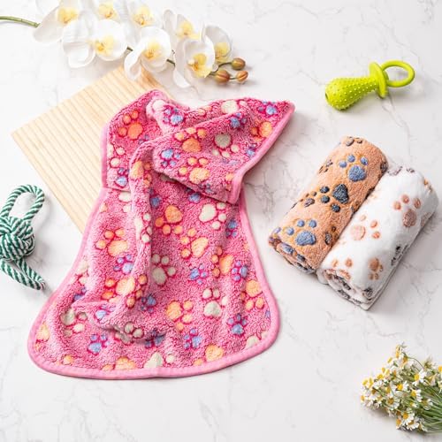 1 Pack 3 Blankets Fluffy Premium Fleece Soft Pet Blanket Flannel Throw - Image 7