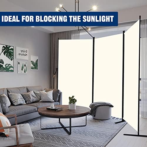 Room Divider 3 Panel-102''Wide, 6FT Room Dividers and Folding Privacy Screen - Image 7