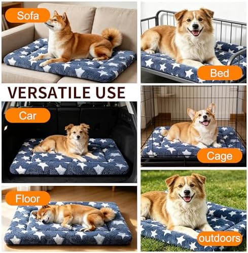 Dog Bed Mat, Reversible Crate Pad & Cute Dog Bed - Image 7