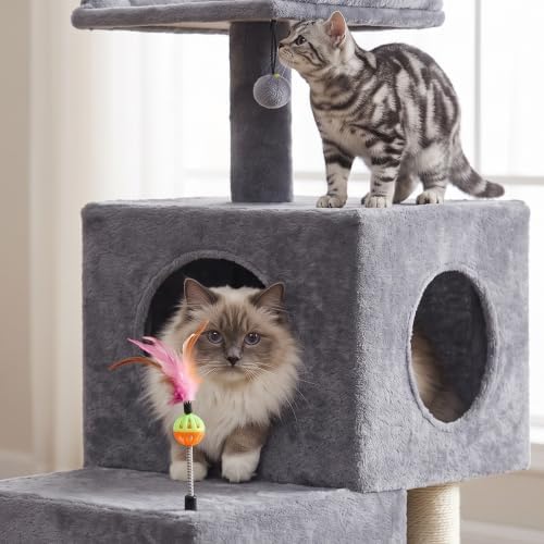 YUNIQUE Small Cat Tree for Indoor Cats, Cat Tower - Image 7