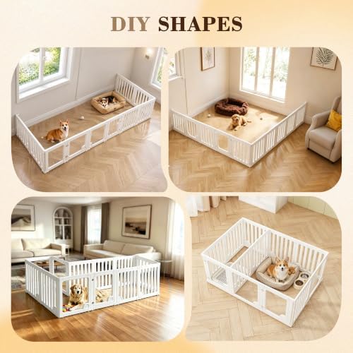 Heeyoo Clear Acrylic Dog Playpen - Image 7