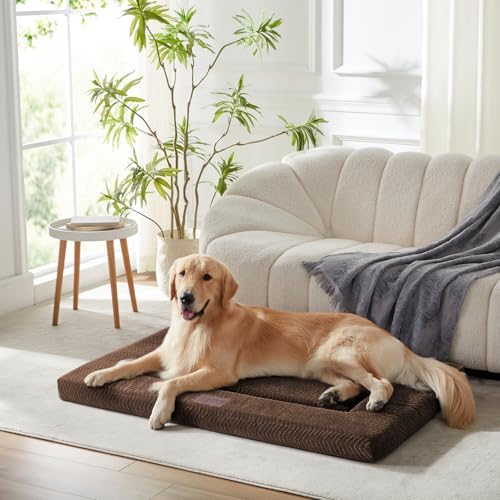 Dog Bed for Crate, Large Sized Dog Crate Beds, Washable Dogs Bed Mat - Image 6
