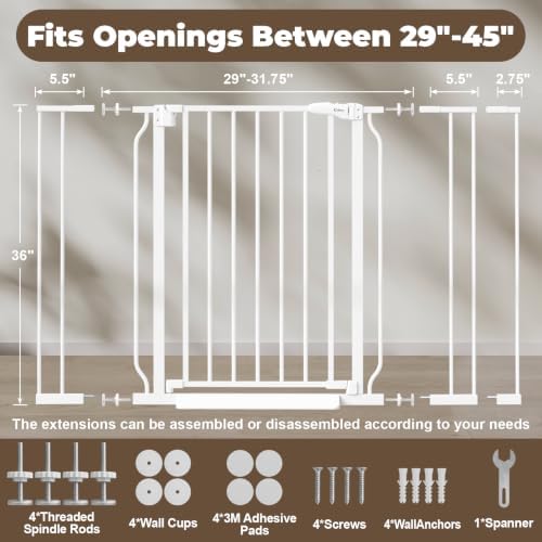 36" Extra Tall Baby Gate - Image 6