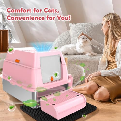 Vivifying XL Stainless Steel Cat Litter Box - Image 7