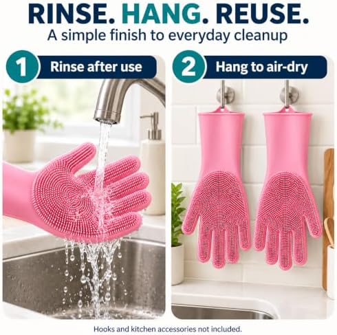 Silicone Dishwashing Gloves - Image 6