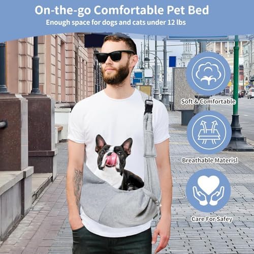 CONLI Small Dog Carrier Sling - Image 7