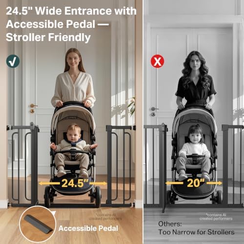Cumbor 36.6-59" Extra Wide Baby Gate - Image 7