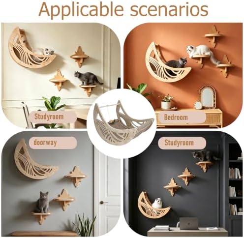 Moon and Star Cat Wall Mount - Image 6