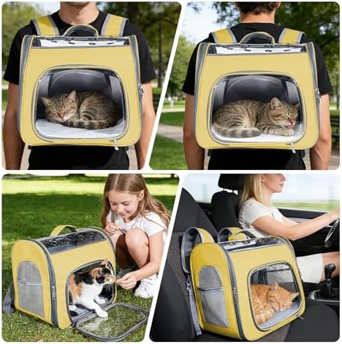 Airline Approved Cat Soft-Sided Carrier Backpack Up to 12 lbs - Image 7