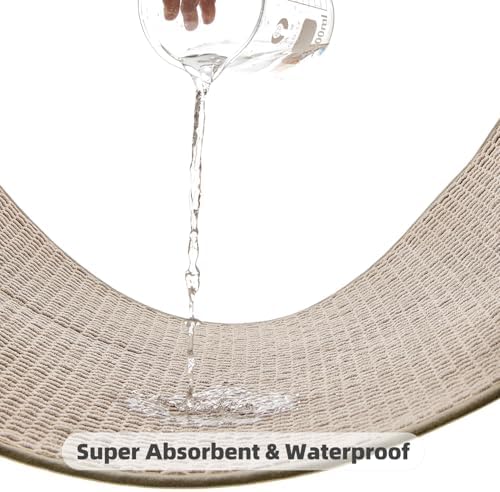 TYUU Bathroom Rugs Non Slip Washable, Super Absorbent Thin Bath Mat Quick Dry - Image 6
