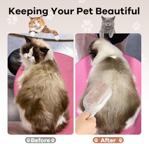 SILVLF Cat Steam Brush, Foldable Handle - Image 7