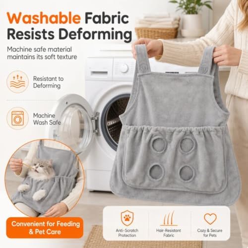 Hair Resistant Pet Cuddling Apron - Image 7