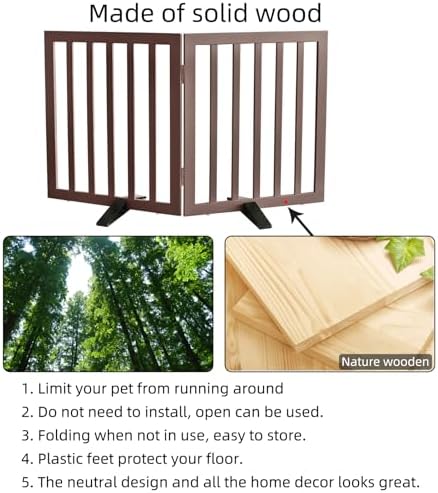 ZJSF Freestanding Indoor Dog Gate - Image 6