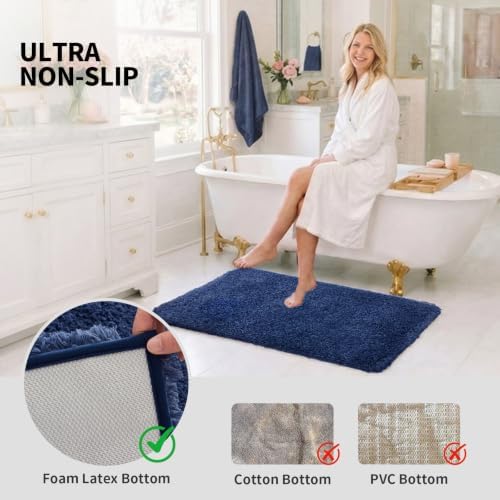 ILANGO Bathroom Rugs 36" × 24", Extra Soft Absorbent Microfiber Bath Rugs - Image 6