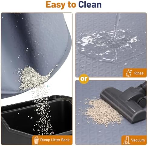 XL Cat Litter Mat 51x25.6in, Silicone Litter Mat - Image 7
