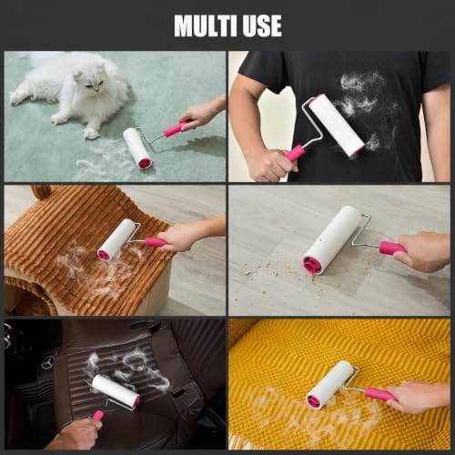 Extra Sticky Large Surface Lint Roller, 6.3''Wide Roller - Image 5