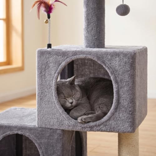 YUNIQUE Small Cat Tree for Indoor Cats, Cat Tower - Image 7