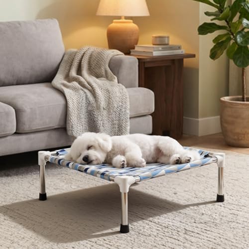 Raised Elevated Dog Bed, Lifted Cooling Stainless Steel Pet Dogs Cot - Image 7