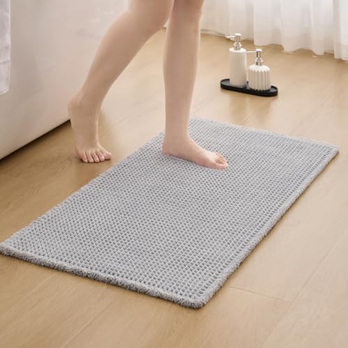 ILANGO Upgraded Waffle Bath Rug 24x36, Super Absorbent Non Slip Bath Mat - Image 6