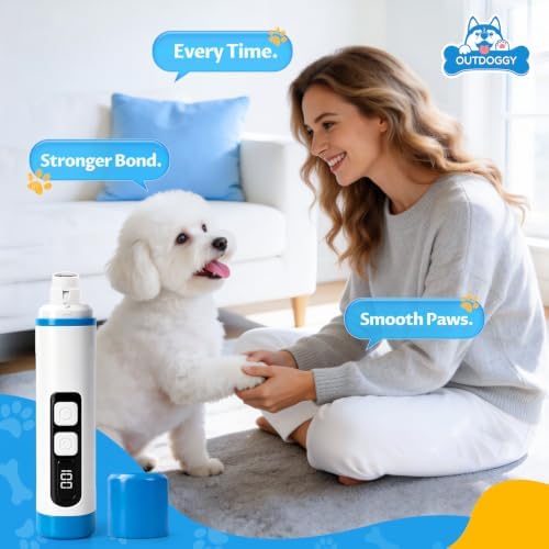 Dog Nail Grinder – Quiet LED Safety Guard, Rechargeable - Image 7