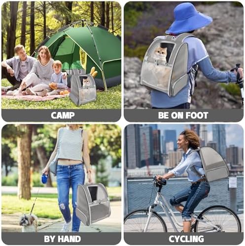 Cat Backpack Carrier, Pet Carrier Airline Approved - Image 7