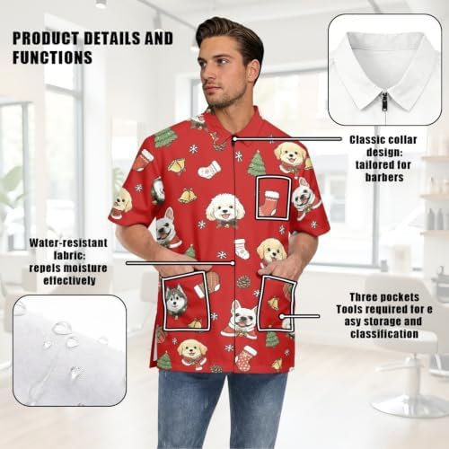 Funny Print Barber Jackets & Smocks - Image 7