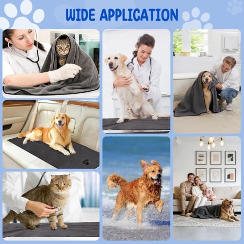 ATONET 2 Pack Microfiber Dog Towels - Image 7