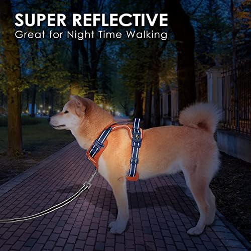 PHOEPET No Pull Dog Harness, Unique Colors Reflective Adjustable Dog Vest - Image 6