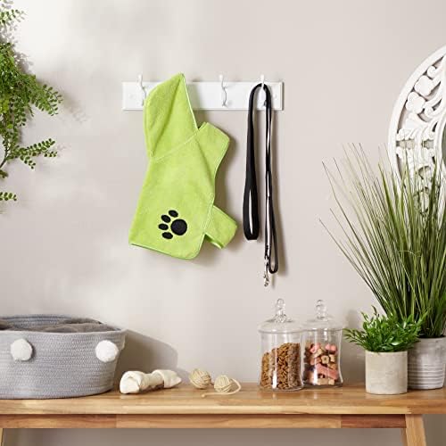 Bone Dry Pet Robe Collection, Embroidered Absorbent Microfiber Bath Robe - Image 6