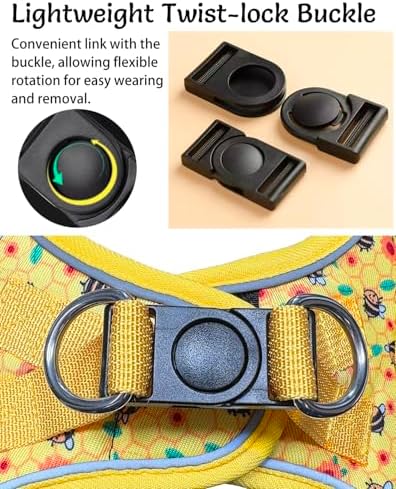 Mihqy Step in Dog Harness and Leash Set, Soft Breathable Mesh - Image 7