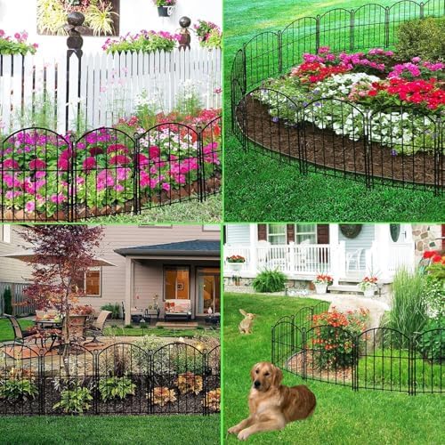 Decorative Garden Fence, 17in x 20ft No Dig Fence - Image 6