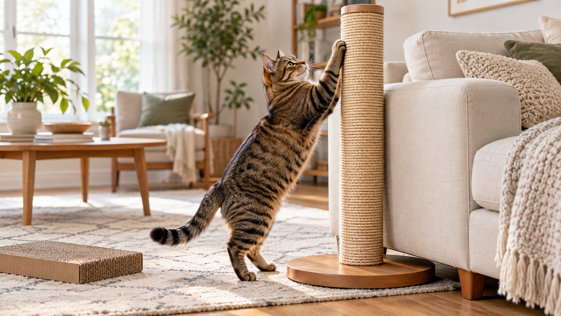 Cat Scratching Solutions: How to Choose and Place a Scratching Post