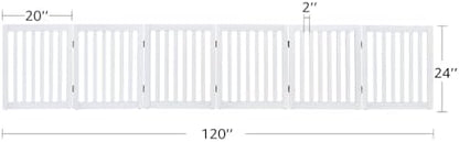 unipaws 120" Extra Wide Pet Gate and Pet Playpen Combination - Image 7
